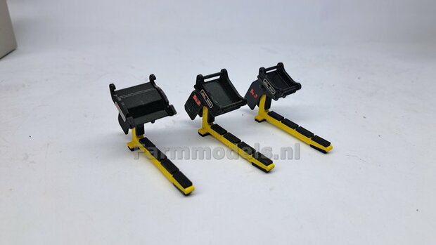 BOUWKIT: VERACHTERT (RIOOL-) BUIZENLEGGER  Beweegbaar met CW30 Koppeling. Materiaal: Resin op KLEUR Gespoten incl. Verachtert Pr&eacute;-Cut Stickers geleverd 1:32 