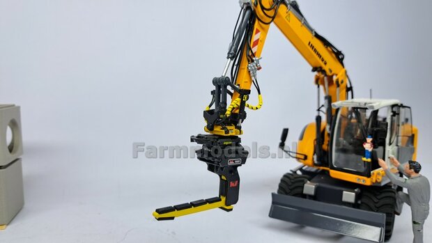 BOUWKIT: VERACHTERT (RIOOL-) BUIZENLEGGER  Beweegbaar met CW30 Koppeling. Materiaal: Resin op KLEUR Gespoten incl. Verachtert Pr&eacute;-Cut Stickers geleverd 1:32 