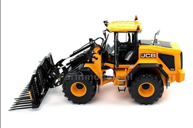 SCHADE/DAMAGE: JCB 435S Agri Shovel met opklapbare grasvork en snelwissel 1:32 Agri Collectables   AT3200180  NB2B   LAST ONE/OP=OP