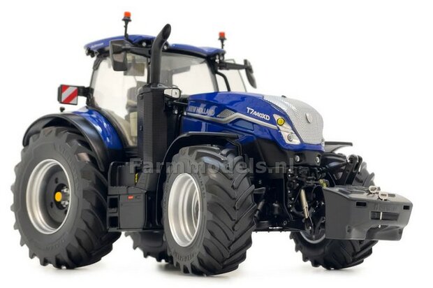 BLUE POWER New Holland T7.440 XD 1:32 Marge Models MM2518    VERWACHT/EXPECTED  