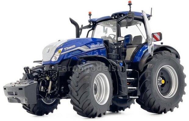 BLUE POWER New Holland T7.440 XD 1:32 Marge Models MM2518    VERWACHT/EXPECTED  