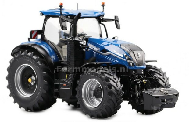 DYNAMIC BLUE New Holland T7.440 XD + FREE GIFT VOORRUIT STICKERSET 1:32 Marge Models MM2517    VERWACHT JAN. 2026/EXPECTED  JAN. 2026
