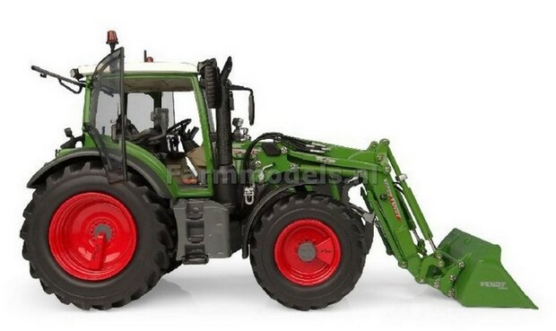 DEALER VERSIE Fendt 515 Vario GEN 4 + afneembare voorlader met bak - 2026 + FREE GIFT VOORRUIT STICKERSET 1:32 Universal Hobbies 