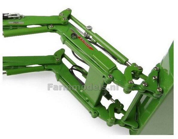 DEALER VERSIE Fendt 515 Vario GEN 4 + afneembare voorlader met bak - 2026 + FREE GIFT VOORRUIT STICKERSET 1:32 Universal Hobbies 