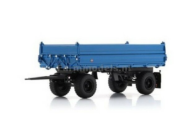 Fortschritt HW 80 HA 4-wielige aanhanger BLAUW SCHUCO/MINIMAX S090040     LEVERBAAR 2026/AVAILABLE 2026