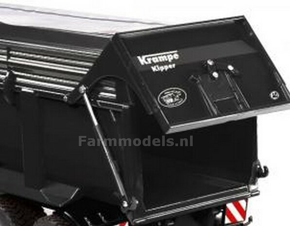 ZWART MET BANDENSPOREN Krampe Big Body 650 kipper 1:32 Wiking WK077874     SNEL LEVERBAAR/AVAILABLE SOON