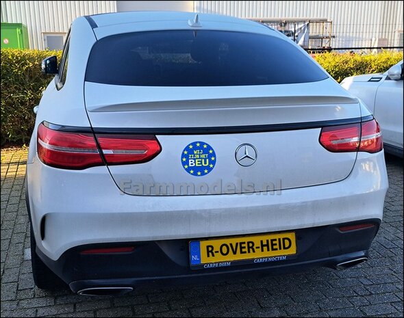 2x WIJ ZIJN HET B-EU sticker &Oslash;5cm