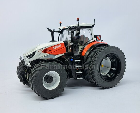 &Oslash; 54.8 x 25.8 mm: CASE-STEYR-NH: 2x Michelin Axiobib2 Banden + RESIN Velgen BLANK Geleverd 1:32  Farmmodels Prem. Line Series 