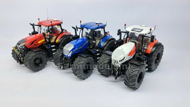 &Oslash; 54.8 x 25.8 mm: CASE-STEYR-NH: 2x Michelin Axiobib2 Banden + RESIN Velgen BLANK Geleverd 1:32  Farmmodels Prem. Line Series 