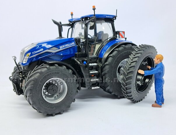 &Oslash; 54.8 x 25.8 mm: CASE-STEYR-NH: 2x Michelin Axiobib2 Banden + RESIN Velgen BLANK Geleverd 1:32  Farmmodels Prem. Line Series 