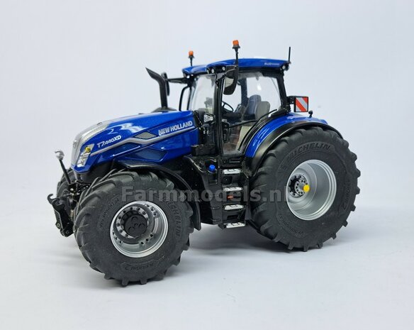&Oslash; 54.8 x 25.8 mm: CASE-STEYR-NH: 2x Michelin Axiobib2 Banden + Resin Velgen ALU-METALIC gespoten geleverd 1:32  Farmmodels Prem. Line Series 