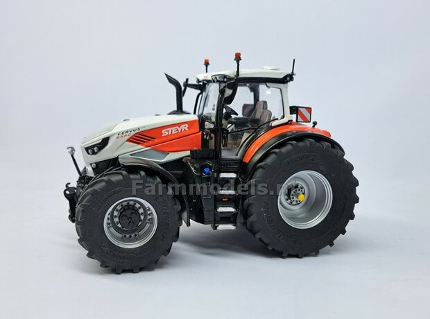 &Oslash; 54.8 x 25.8 mm: CASE-STEYR-NH: 2x Michelin Axiobib2 Banden + Resin Velgen ALU-METALIC gespoten geleverd 1:32  Farmmodels Prem. Line Series 