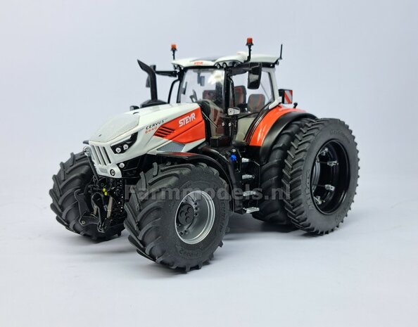 &Oslash; 54.8 x 25.8 mm: CASE-STEYR-NH: 2x Michelin Axiobib2 Banden + Resin Velgen ALU-METALIC gespoten geleverd 1:32  Farmmodels Prem. Line Series 