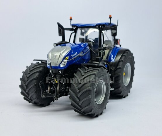 &Oslash; 54.8 x 25.8 mm: CASE-STEYR-NH: 2x Michelin Axiobib2 Banden + Resin Velgen ALU-METALIC gespoten geleverd 1:32  Farmmodels Prem. Line Series 