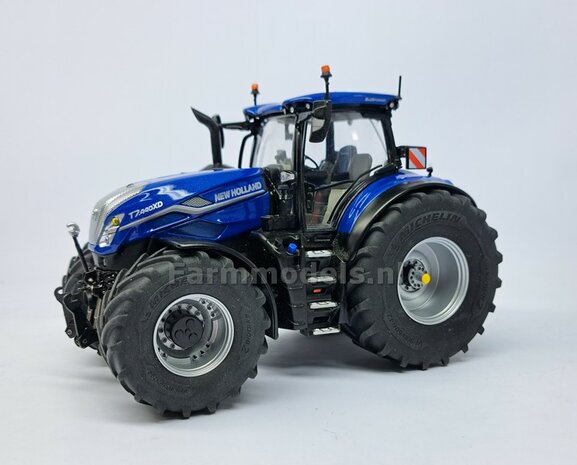 &Oslash; 54.8 x 25.8 mm: CASE-STEYR-NH: 2x Michelin Axiobib2 Banden + Resin Velgen ALU-METALIC gespoten geleverd 1:32  Farmmodels Prem. Line Series 