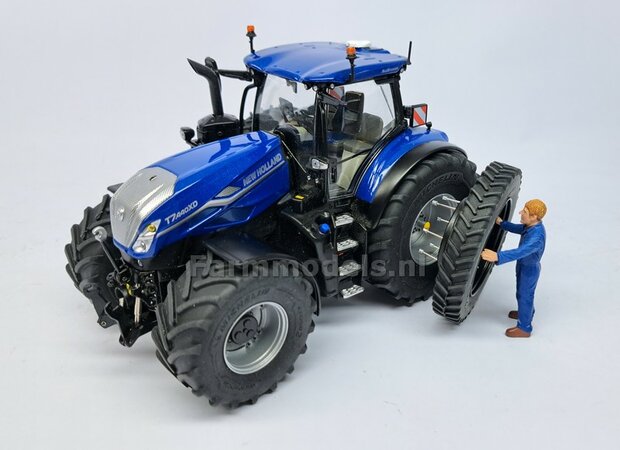 &Oslash; 54.8 x 25.8 mm: CASE-STEYR-NH: 2x Michelin Axiobib2 Banden + Resin Velgen ALU-METALIC gespoten geleverd 1:32  Farmmodels Prem. Line Series 
