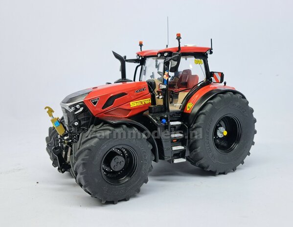 &Oslash; 54.8 x 25.8 mm: CASE-STEYR-NH: 2x Michelin Axiobib2 Banden + Resin Velgen ZWART GLANS gespoten geleverd 1:32  Farmmodels Prem. Line Series 