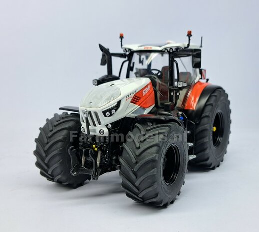 &Oslash; 54.8 x 25.8 mm: CASE-STEYR-NH: 2x Michelin Axiobib2 Banden + Resin Velgen ZWART GLANS gespoten geleverd 1:32  Farmmodels Prem. Line Series 
