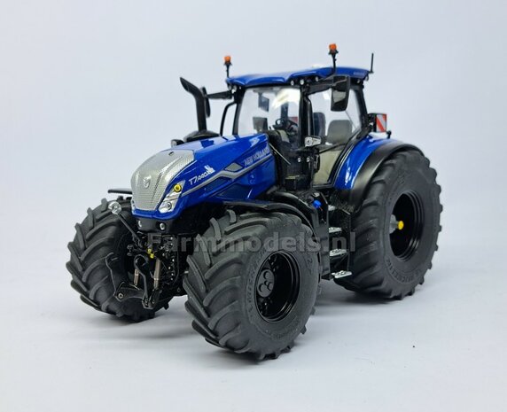 &Oslash; 54.8 x 25.8 mm: CASE-STEYR-NH: 2x Michelin Axiobib2 Banden + Resin Velgen ZWART GLANS gespoten geleverd 1:32  Farmmodels Prem. Line Series 