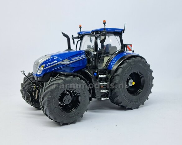 &Oslash; 54.8 x 25.8 mm: CASE-STEYR-NH: 2x Michelin Axiobib2 Banden + Resin Velgen ZWART GLANS gespoten geleverd 1:32  Farmmodels Prem. Line Series 
