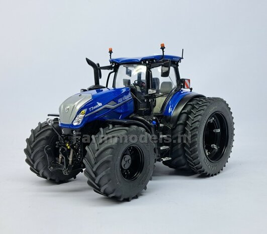 &Oslash; 54.8 x 25.8 mm: CASE-STEYR-NH: 2x Michelin Axiobib2 Banden + Resin Velgen ZWART GLANS gespoten geleverd 1:32  Farmmodels Prem. Line Series 