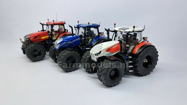 &Oslash; 70.3 x 30.4 mm: CASE-STEYR-NH: 2x Michelin Axiobib2 Banden + RESIN Velgen BLANK Geleverd 1:32  Farmmodels Prem. Line Series 