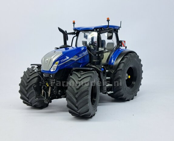 &Oslash; 70.3 x 30.4 mm: CASE-STEYR-NH: 2x Michelin Axiobib2 Banden + Resin Velgen ZWART GLANS gespoten geleverd 1:32  Farmmodels Prem. Line Series 