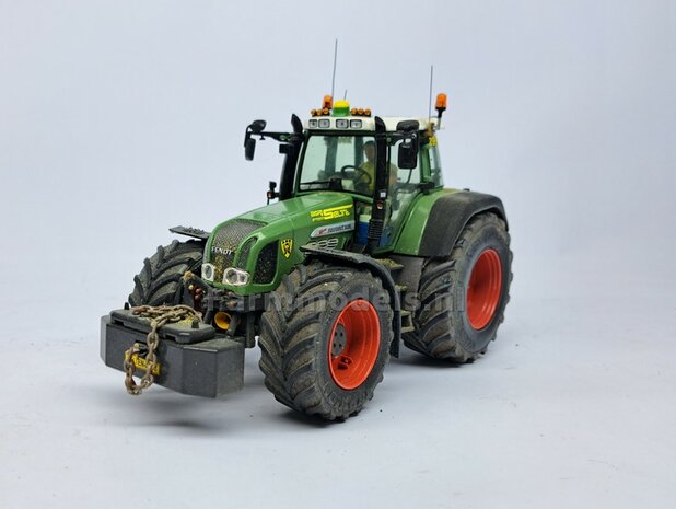 2x Eindvertragingen/ Planeetkappen &Oslash; 10.7 mm (o.a. voor Fendt 926 Gen II)  RESIN BLANK Geleverd, zelf in de gewenste kleur te spuiten 1:32 