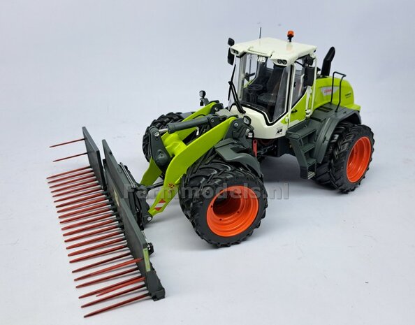&Oslash;50.3 mm: CLAAS TORION 1611 AT: 2x ALU. DUBBELLUCHT Velgen CLAAS ORANJE Geleverd + banden passend in originele velgen CLAAS TORION AT 1:32