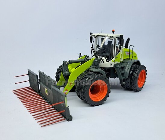 &Oslash;50.3 mm: CLAAS TORION 1611 AT: 2x ALU. DUBBELLUCHT Velgen CLAAS ORANJE Geleverd + banden passend in originele velgen CLAAS TORION AT 1:32