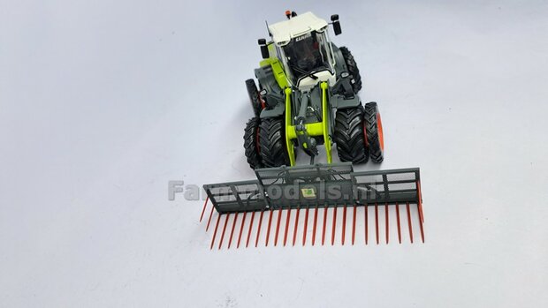 &Oslash;50.3 mm: CLAAS TORION 1611 AT: 2x ALU. DUBBELLUCHT Velgen CLAAS ORANJE Geleverd + banden passend in originele velgen CLAAS TORION AT 1:32