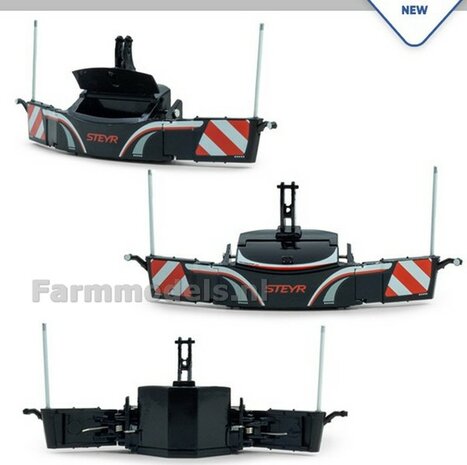 Steyr Tractor bumper Safetyweight 800kg Universal Hobbies, geschikt voor diverse merken 1:32 UH6895