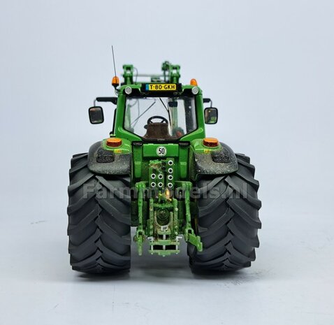 &Oslash; 61.5 mm: JD 6930/ 7430 Wiking: 2x Trelleborg Banden met RESIN Velgen BLANK geleverd 1:32   Farmmodels Custom Line Series  