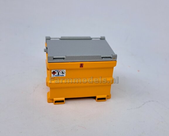 BOUWKIT: TOLSMA DIESELTANK 995L 3D Geprint RESIN, BLANK geleverd incl. Pr&eacute;-Cut Decal stickerset  1:32    