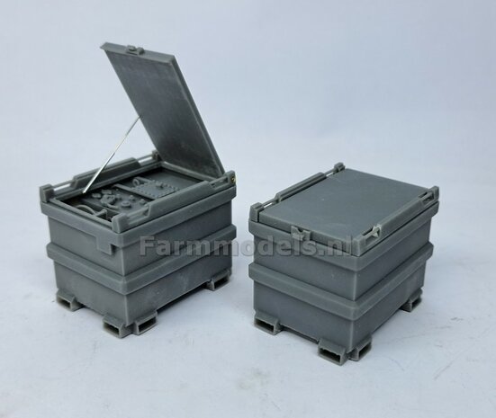 COMBI-DEAL BOUWKIT: 1x TOLSMA DIESELTANK + 1x "DELUXE"  995L 3D Geprint RESIN, BLANK geleverd incl. Pr&eacute;-Cut Decals 1:32    