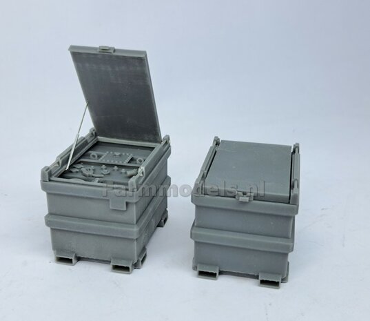 COMBI-DEAL BOUWKIT: 1x TOLSMA DIESELTANK + 1x "DELUXE"  995L 3D Geprint RESIN, BLANK geleverd incl. Pr&eacute;-Cut Decals 1:32    