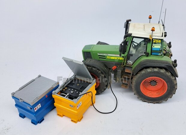 COMBI-DEAL BOUWKIT: 1x TOLSMA DIESELTANK + 1x "DELUXE"  995L 3D Geprint RESIN, BLANK geleverd incl. Pr&eacute;-Cut Decals 1:32    