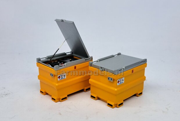 COMBI-DEAL BOUWKIT: 1x TOLSMA TANK + 1x "DELUXE"  995L 3D Geprint Resin, GEEL + Details op kleur geleverd incl. Pr&eacute;-Cut Decals 1:32    