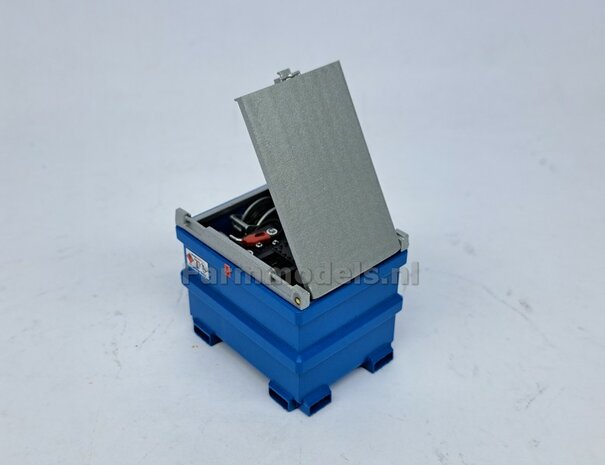 Februari 2026: COMBI-DEAL BOUWKIT: 1x TOLSMA TANK + 1x "DELUXE"  995L 3D Geprint Resin, BLAUW + Details op kleur geleverd incl. Pr&eacute;-Cut Decals 1:32    