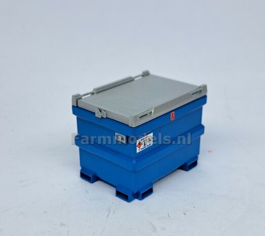 Februari 2026: COMBI-DEAL BOUWKIT: 1x TOLSMA TANK + 1x "DELUXE"  995L 3D Geprint Resin, BLAUW + Details op kleur geleverd incl. Pr&eacute;-Cut Decals 1:32    