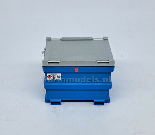 Februari 2026: COMBI-DEAL BOUWKIT: 1x TOLSMA TANK + 1x "DELUXE"  995L 3D Geprint Resin, BLAUW + Details op kleur geleverd incl. Pr&eacute;-Cut Decals 1:32    