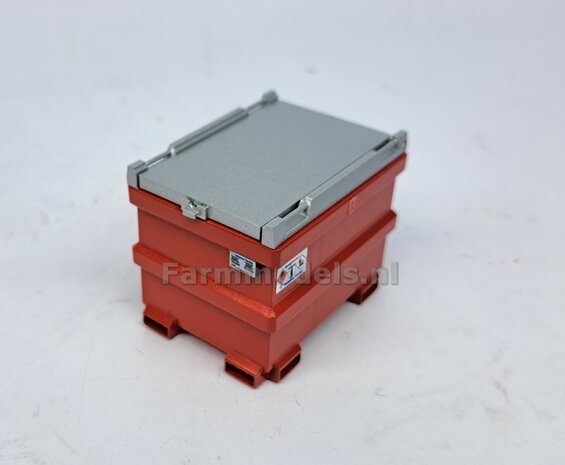 COMBI-DEAL BOUWKIT: 1x TOLSMA TANK + 1x "DELUXE"  995L 3D Geprint Resin, ROOD + Details op kleur geleverd incl. Pr&eacute;-Cut Decals 1:32    