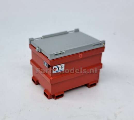 COMBI-DEAL BOUWKIT: 1x TOLSMA TANK + 1x "DELUXE"  995L 3D Geprint Resin, ROOD + Details op kleur geleverd incl. Pr&eacute;-Cut Decals 1:32    