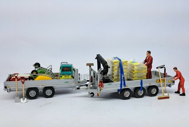  &Oslash; 19 x 6 mm: 2x Aanhanger bandjes RESIN GRIJZE velg met weg profiel fijn 1:32 