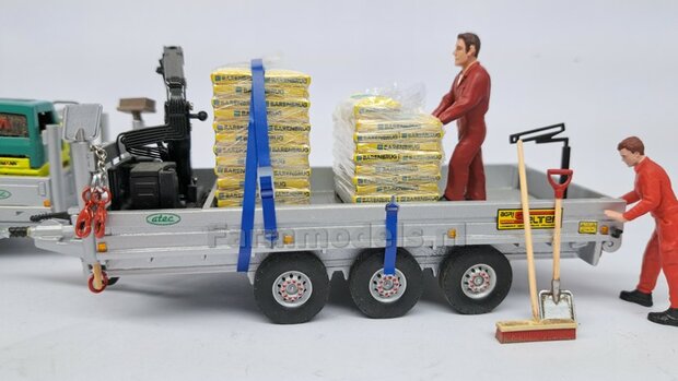  &Oslash; 19 x 6 mm: 2x Aanhanger bandjes RESIN GRIJZE velg met weg profiel fijn 1:32 