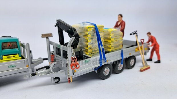  &Oslash; 19 x 6 mm: 2x Aanhanger bandjes RESIN GRIJZE velg met weg profiel fijn 1:32 