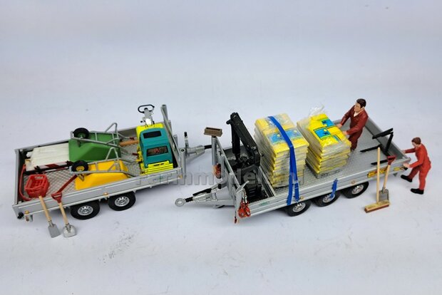  &Oslash; 19 x 6 mm: 2x Aanhanger bandjes met weg profiel RESIN velgen ALUMINIUM METALIC Gespoten geleverd1:32 