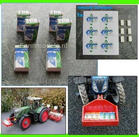 Bietenzaadpakken 6 stuks Syngenta Blauwe verpakking 1:32