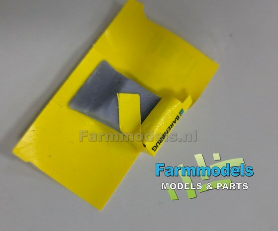 Graszaad: BARENBRUG DOORZAAI  SET A = 5x verschillende volle zakken + 1x lege zak zaadgoed + 6x Pr&eacute;-Cut decal-stickers  1:32  