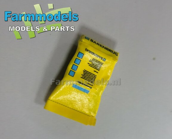 Graszaad: BARENBRUG DOORZAAI  SET A = 5x verschillende volle zakken + 1x lege zak zaadgoed + 6x Pr&eacute;-Cut decal-stickers  1:32  